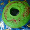 Cooksnap dari Fatima Az Zahra untuk resep Bolu Pandan Marmer Kukus