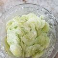 El cooksnap de Gabriela cuando hizo Ensalada de pepinos con laban.