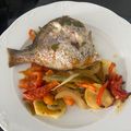 El cooksnap de Marián Gz cuando hizo Sargos al horno.