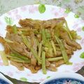 綺綺 的 牛蒡甜不辣炒芹菜 cooksnap