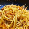 吳欣恩 的 【防疫料理】罐頭肉醬番茄義大利麵 cooksnap