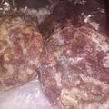 El cooksnap de nidia adriana Curbelo cuando hizo Hamburguesas de remolacha y avena.