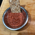 El cooksnap de ANA MARTINEZ cuando hizo Baba ganoush —paté de berenjena— (al microondas).