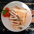 Cooksnap dari Ria Mamanya Tata untuk resep Roti Panggang Kornet Telur