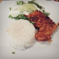 El cooksnap de Sylvia Sanchez cuando hizo Filete Pechuga de Pollo con Ensalada Fresca.