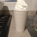 El cooksnap de Jess Ceballos cuando hizo Frappé de Mazapán.