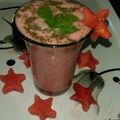 Shashi Tewarii's cooksnap of when they made Watermelon lassi.