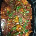 Cooksnap han zs semasa beliau membuat Ayam Masak Merah.
