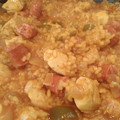 El cooksnap de Sandra cuando hizo Arroz con chorizo.