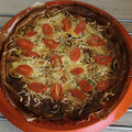 El cooksnap de Ana cuando hizo Quiche de puerros sin nata.