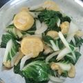 Cooksnap Zarafafiis ❣️🌹 semasa beliau membuat Pak Choy Tauhu Telur Sos Tiram.