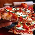 El cooksnap de Nuritmica.fit cuando hizo Masa integral de pizza.