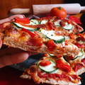 El cooksnap de Nuritmica.fit cuando hizo Masa integral de pizza.