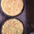 El cooksnap de Geraldine Guerisoli cuando hizo FARINATA GENOVESA Y FAINA CON CEBOLLA.