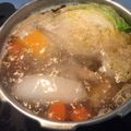 El cooksnap de Marieta cuando hizo Caldo de pollo casero.
