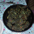 El cooksnap de Adri Sales cuando hizo Buñuelos de acelga.