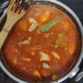 El cooksnap de Paco Medina cuando hizo Estofado de pavo con patatas.