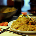 El cooksnap de Zaida TC @alquimiasfood cuando hizo Fideos de arroz al curry.