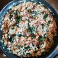 El cooksnap de Sin Dar Ta cuando hizo Arroz empedrado con acelgas.