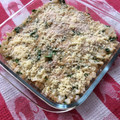 El cooksnap de Maria Paz Dominguez/ @pacitamama en instagram cuando hizo Budín de coliflor.
