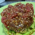 El cooksnap de Natàlia Sánchez cuando hizo Tartar de atún.