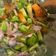 Cooksnap Hafsah semasa beliau membuat Kerabu Peria Mentah Dan Mangga.
