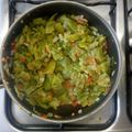 El cooksnap de Lorena Morales cuando hizo Pepino y róbalo.