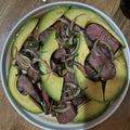 El cooksnap de Sommelier del Asado cuando hizo Aguachile de ribeye.