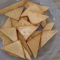 El cooksnap de Ornella cuando hizo Nachos de harina de garbanzos.