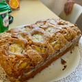 El cooksnap de Camii Diaz Majdanski cuando hizo Budín vegano de bananas (más húmedo que verano santafecino!).