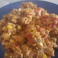 El cooksnap de Jessica Gadea cuando hizo Arroz con pollo y arveja.