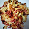 El cooksnap de Susana Tudela Prado cuando hizo Coliflor frita con taquitos de jamón serrano.