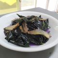 阿文 的 黑麻油薑片炒紅鳳菜 cooksnap