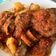 El cooksnap de @tesa.cuina cuando hizo Muslos de pollo al horno con patata y pimiento.