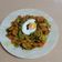 El cooksnap de Eduardo Pascual Fernández cuando hizo Verduras al wok con curry y huevo poché.