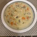 kisördög Cooksnap-ja, amikor elkészítette a(z) Tárkonyos-tejszínes csirkeragu leves receptet.