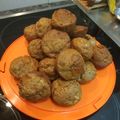 Cooksnap από marysoty στη συνταγή Μάφινς με μέλι μήλο - κανέλα και μαύρη σταφίδα 🍎