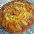 El cooksnap de Adriana Acevedo cuando hizo Torta de manzana invertida.