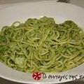 Cooksnap από Amanda στη συνταγή Σπαγγέτι με πράσινη σάλτσα