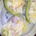 El cooksnap de roset cuando hizo Chayotes rellenos.