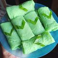 Cooksnap dari Erna Ponorockgo untuk resep Dadar Gulung isi unti kelapa