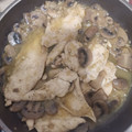 El cooksnap de Jose Manuel Vanesa Guillen cuando hizo Pechuga de pollo en salsa con champiñones.