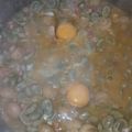 El cooksnap de Nuria Campos cuando hizo Habas Esparragás con Huevo.
