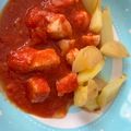 El cooksnap de Marieta cuando hizo Pollo en salsa.