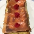 El cooksnap de Annuska Perera cuando hizo Pastel de puerros con salmón. Muy fácil y sano.