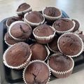 Virág Piros Cooksnap-ja, amikor elkészítette a(z) Duplacsokis muffin receptet.