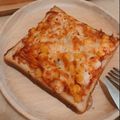 Wei Lin 的 偽披薩~焗烤夏威夷厚片土司 cooksnap
