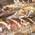 El cooksnap de Badmicaela cuando hizo Trucha asalmonada al horno.