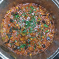El cooksnap de Ana Barco cuando hizo Guiso griego de berenjena🍲🥕🍅🍆.