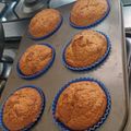 El cooksnap de Vanesa cuando hizo Muffins de 🍌 banana, 🍎 manzana, naranja 🍊 con avena y harina integral.